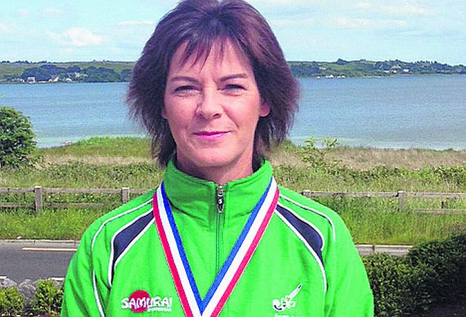 Galway city native and Loughrea based Siobhan Glynn, who recently made her debut for the Ireland O50s hockey team which secured the bronze medal at the World Championships in Rotterdam.