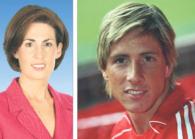 Separated at bIrth? When Hildegarde Naughton was elected Mayor of Galway a few years back, soccer fan websites all over Europe became fascinated with her similarity to Spanish soccer star Fernado Torres. Unfortunately, they would also appear to share a lack of knowledge about the sport in Galway.