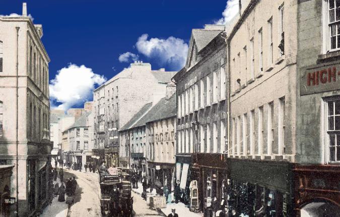 A photo of Galway city centre from the county council's archives