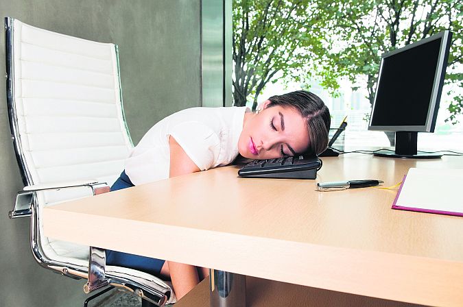 Apparently working by a window can help you sleep better . . .