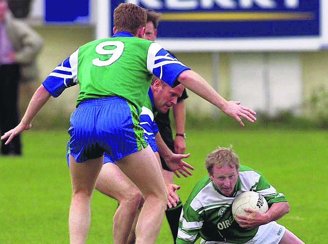 Football but not as we know it...Enda Kenny in action some years back for the Oireachtas against the PSNI.