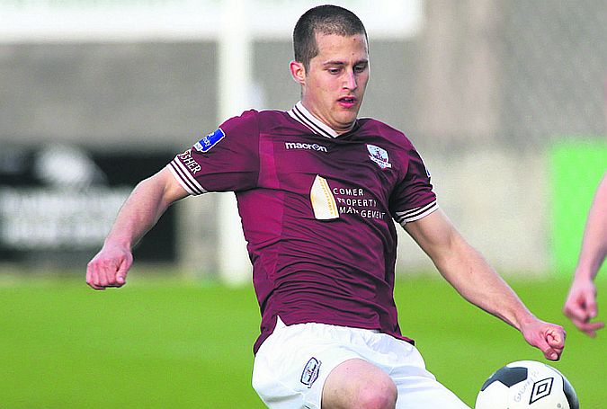 Jake Keegan, Galway FC's American recruit, who has been regularly finding the net for his latest club.