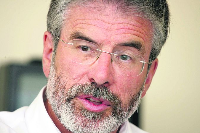 Gerry Adams: claims the SInn Fein and the IRA covered-up allegations of sexual abuse will damage the party, and its leader.