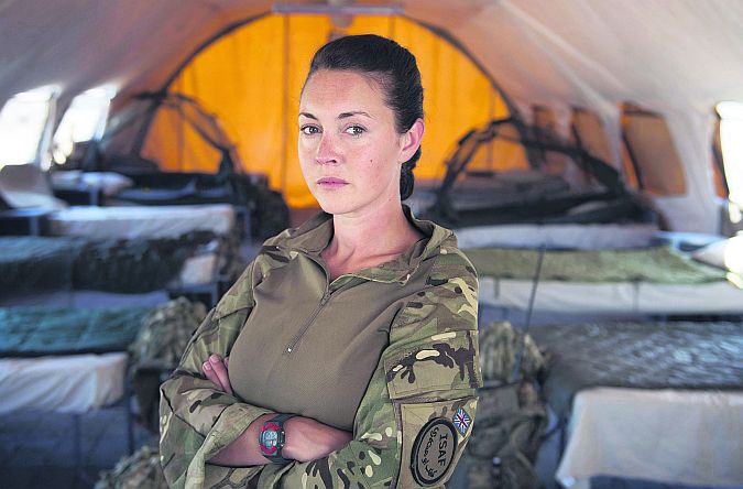 Lacey Turner as Molly Dawes in Our Girl on BBC1.