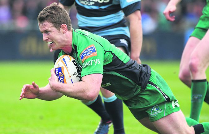 Connacht winger Matt Healy who could miss Friday night's home tie against Cardiff due to concussion.