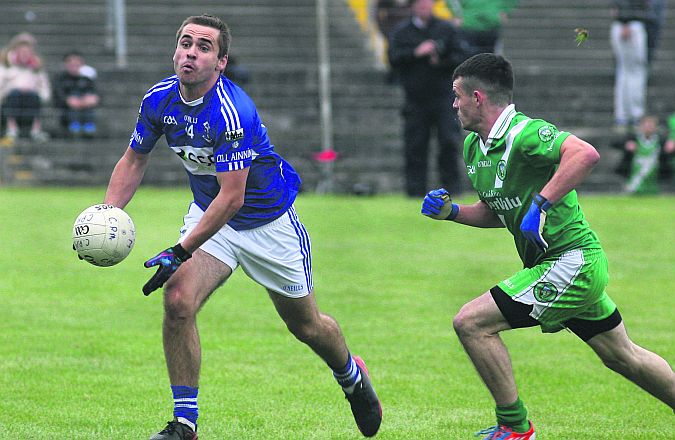 Killanin's Cathal Sweeney who will be hoping to make an impression in Sunday's Connacht Club intermediate football semi-final against Calry/St. Joseph's at Tuam Stadium.