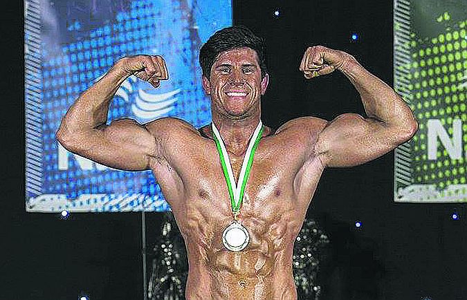 Galway city's Kevin Russell who is the All-Ireland Bodybuilding 80kg champion.