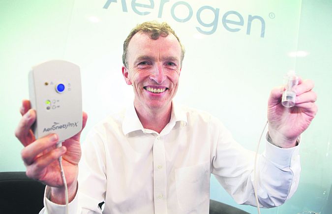 Winner...Aerogen CEO John Power.