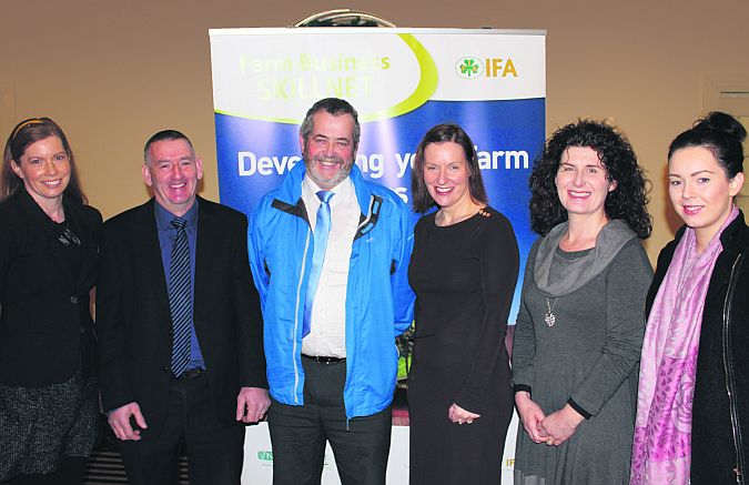 Pictured at the recent Galway Rural Development/IFA Skillnet Conference in Athenry were: Veronica Helly, Health & Safety Authority; Sean Larkin, RSS Supervisor; Sean Broderick, Co-ordinator TUS/RSS; Celine Reynolds, IFA Skillnet; Liz McDonald, Co-ordinator Supervisor Galway Rural Social Schemes and Niamh Divilly, Galway Rural Development.