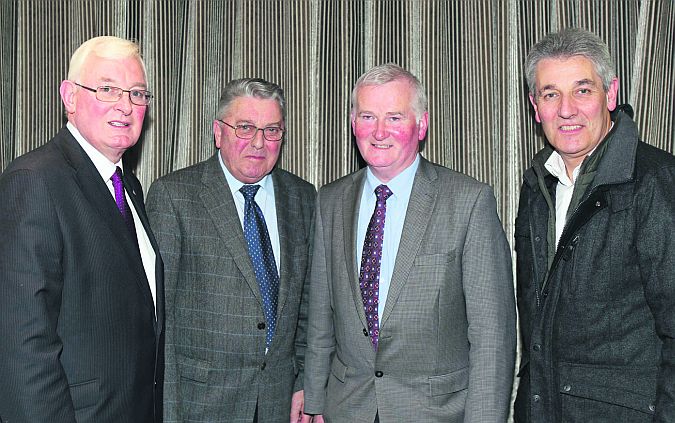 County Committee Chairman Noel Treacy, Tom O'Doherty, Frank Burke amd Mick Curley.