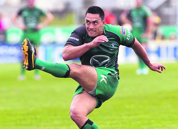 Connacht out half Miah Nikora whose place kicking accuracy was critical to their stunning Challenge Cup away win over Bayonne on Saturday night.