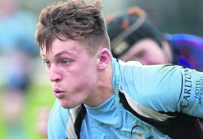 Galwegians Conor Lowndes who landed a late penalty to earn the city club victory over UL Bohemians in Division 1b last Saturday.