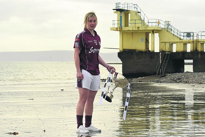 New Galway vice-captain Tracey Leonard at the launch of the Tesco HomeGrown Ladies Football National League. Galway kick off their Division 1 campaign against Laois on Sunday.