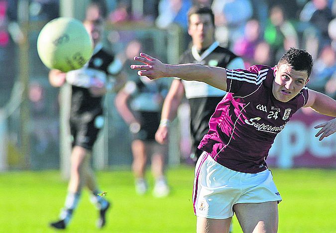 Annaghdown's Damien Comer who has been ruled out of Galway's National Football League opener against Meath at Pearse Stadium on Sunday.