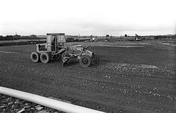 February 1990 and work is underway on preparing the site on the Dyke Road for the building of the current carpark. The Black Box theatre was to be built on the inner part of the area some years later.
