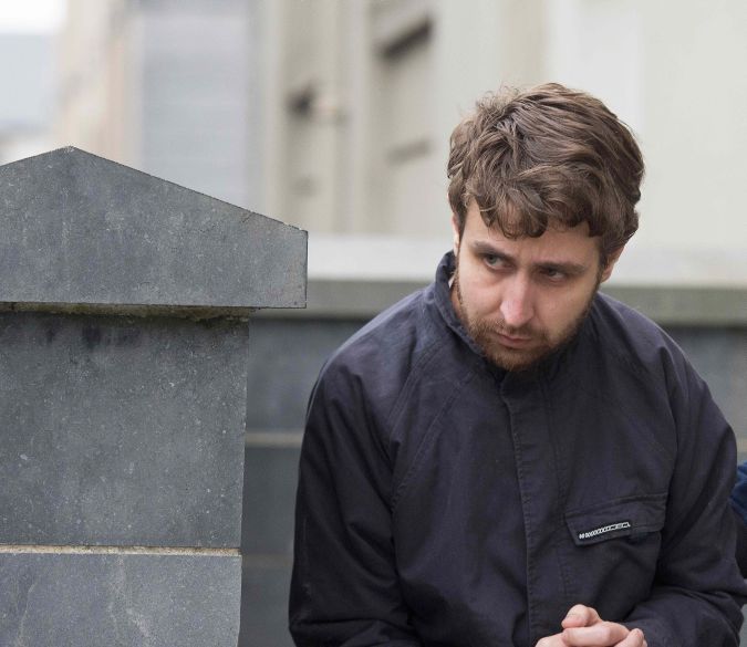 Sex offender Sean Johnson leaving Galway Courthouse on Wednesday. Photo: Andrew Downes.