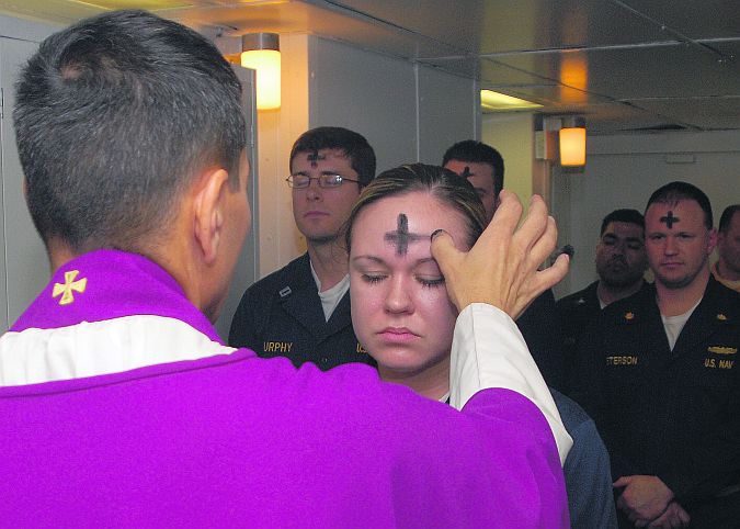 Getting the ashes on Ash Wednesday is still very much part of the Lenten tradition.