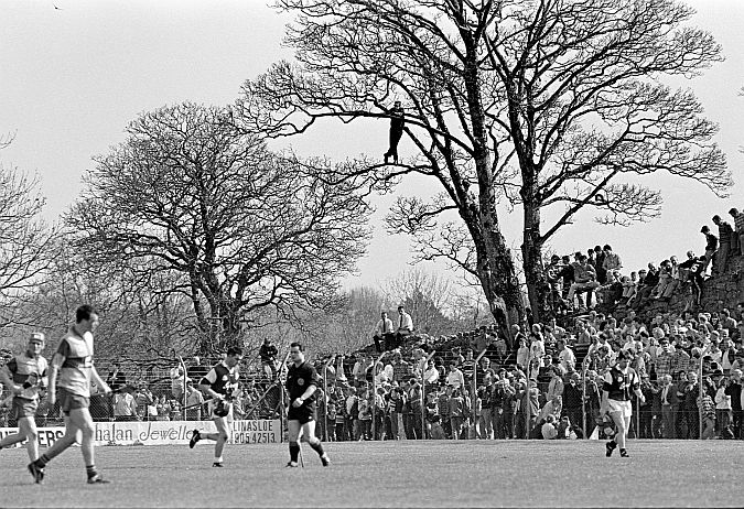 A grandstand view at the Galway v Clare, Church and General National Hurling League game in Athenry on Sunday, April 13, 1997.