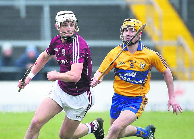 Castlegar's Dean Higgins who has retained his position in the Galway attack for Sunday's National League test against All-Ireland champions Kilkenny at Pearse Stadium.