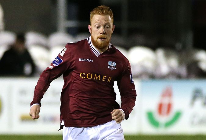 Galway United's Ryan Connolly who is a doubtful starter for tonight's home Premier Division tie against Longford Town after picking up a hip injury.