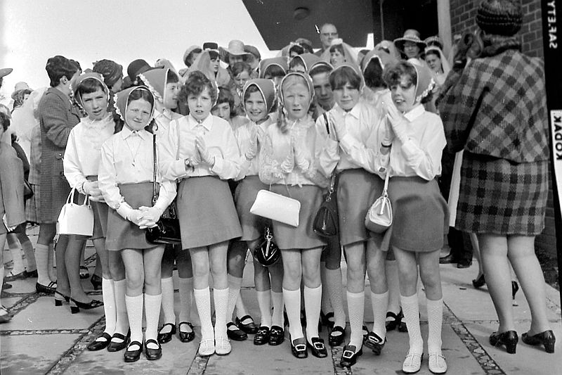 Confirmation Day in Dunmore, 1970.