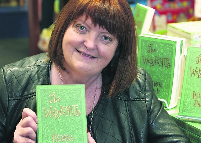 Patricia Forde with her new novel. “Language is the only way of transplanting an idea directly from your head into my head, for good or for bad," she says. Photo: Joe O'Shaughnessy.