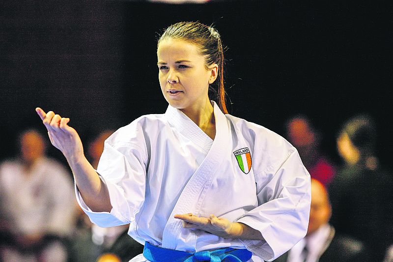 Laurencetown native Karen Dolphin, who is current national karate kata champion and British Open champion, who will compete at the inaugural European Games in Azerbaijan.