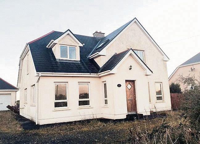 A house in Monivea which was bought by a couple living in a mobile home for three years so they could save for it.