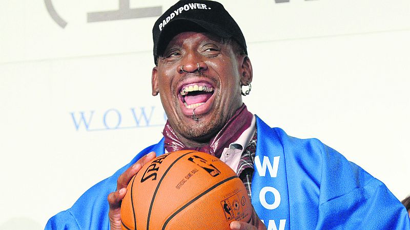 What's in a name: American basketball star Dennis Rodman.