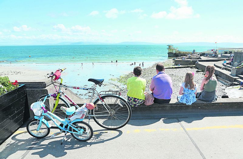 Out the country, what we'd call in times past, a pet day. Last Sunday, July 5, at Blackrock, Salthill. Since then though it's been pretty drab and dank. PHOTO: JOE O'SHAUGHNESSY.