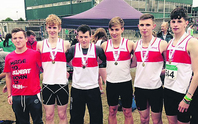 The GCH Under 18 and under 19 boys squad which combined for two goal medals. Left to right: Dylan Neary, Eoghan Dobey, Luke Shaughnessey, Sean Kilmartin, Shane Trainor Canavan and Cillian Greene.