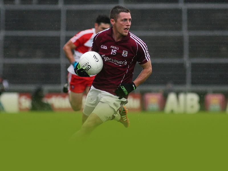 Danny Cummins who will play for the Galway football team against Donegal on Saturday