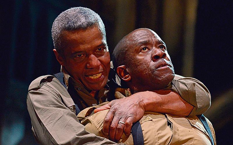 Lucien Msamati and Hugh Quarshie in the RSC's production of Othello.