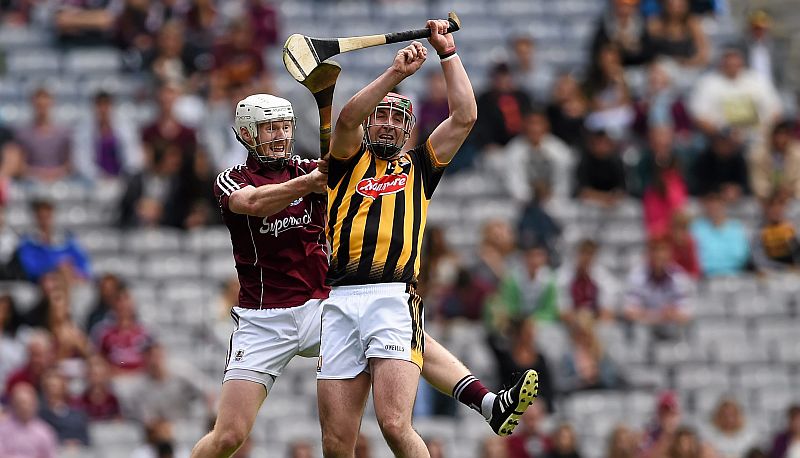 Galway defender John Hanbury, in action against Kilkenny's Eoin Larkin in the Leinster Final, is expected to be recovered in time from a leg injury to face the Cats on Sunday week.