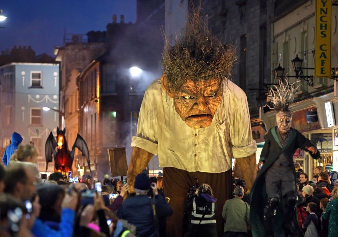 The Macnas Halloween parade: cash crisis puts future in doubt.
