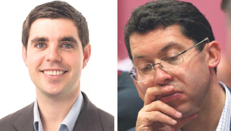 Niall Ó Tuathail (left) has confirmed he will stand in the next general election, but Independent senator, Ronan Mullen, has yet to declare his intentions.