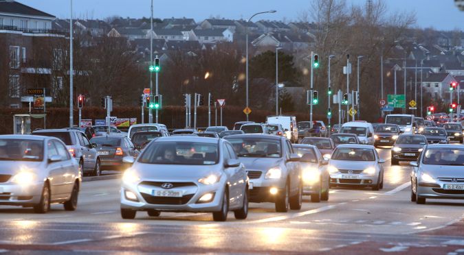 Traffic near the junction at Galway Shopping Centre on the Headford Road.