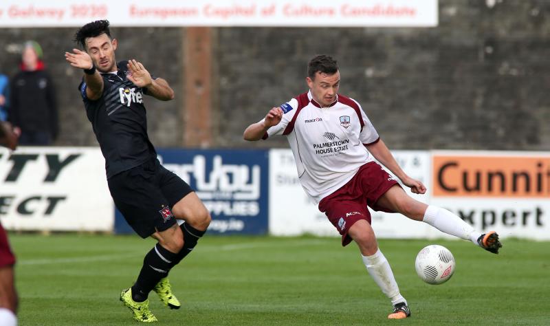 Galway United full back Marc Ludden who will be hoping the Tribesmen can get something from their long trip to Oriel Park for tonight's Premier Division tie against champions Dundalk.