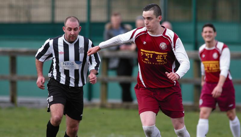 Athenry's Colm O'Donovan who set up the Galway League's equaliser in Friday night's Oscar Traynor tie against the Clare League on Friday night.v