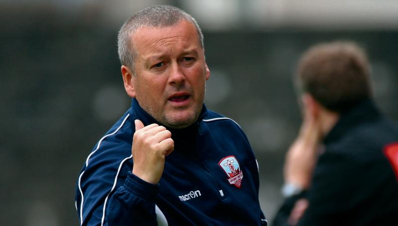 Galway United manager Tommy Dunne whose contract with the club has been extended for another two years.
