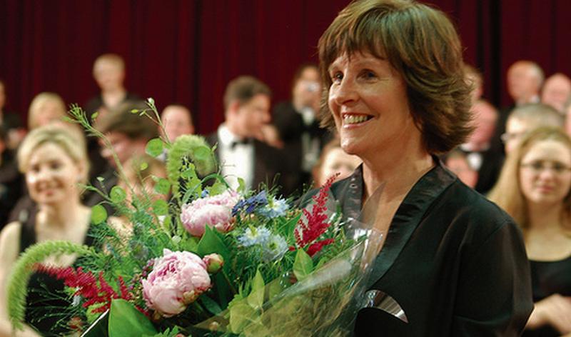 Director of the Galway Baroque singers, Audrey Corbett.