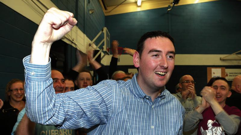Mike Cubbard celebrates his election to Galway City Council last year. He is hoping for a similar outcome when he contests the 2016 General Election.