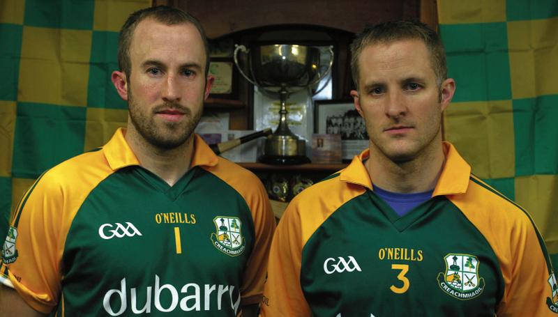 Long serving Craughwell players, brothers Niall and Fergal Helay, who will be hoping to steer the club to their first county senior hurling title since 1930 when they take on Sarsfields at Kenny Park on Sunday.