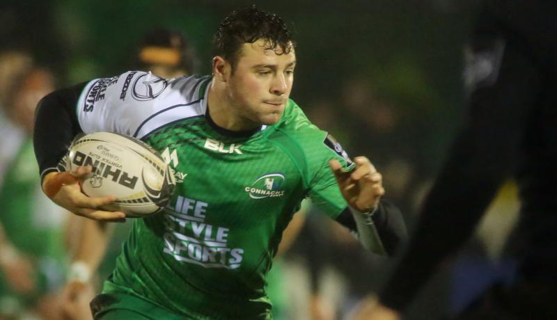 Connacht's Robbie Henshaw who returns to the team at full back for tonight's home Guinness Pro12 clash against Treviso.