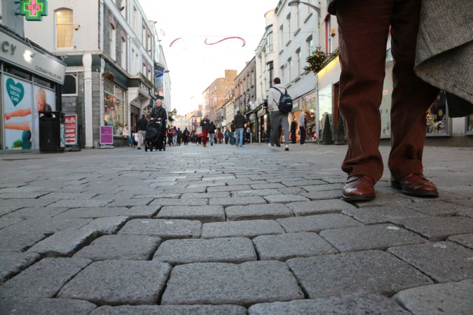 Paving on Shop Street