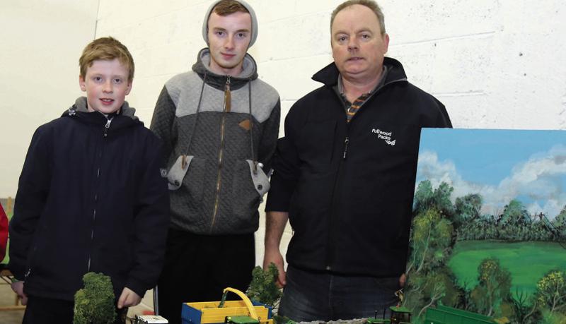 Peter King, Padraig Coen and James Coen at the Portumna Agri Open Day.