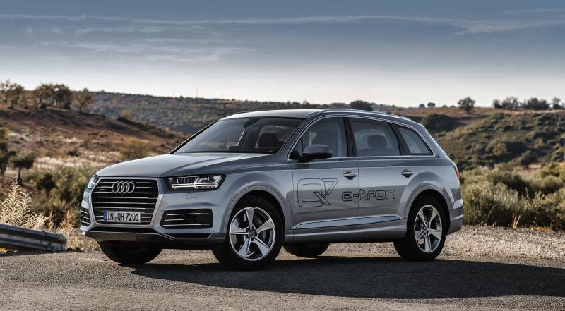 The Audi Q7 e-tron.