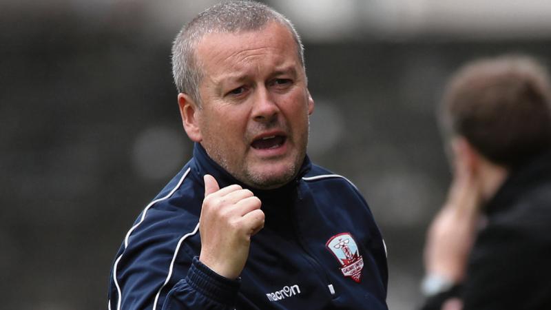 Galway United manager Tommy Dunne who has been let go by the club