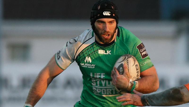 Connacht captain John Muldoon who must be frustrated at the team's run of near misses in recent matches.