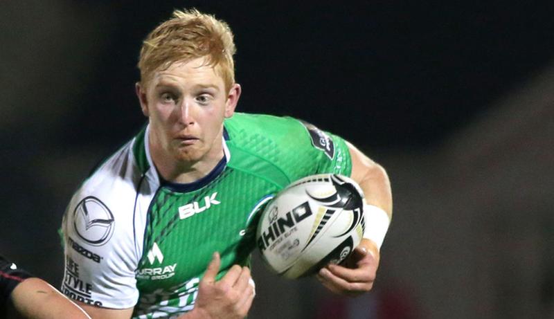 Connacht's Darragh Leader who faces a long spell on the sidelines after suffering a recurrence of his wrist injury